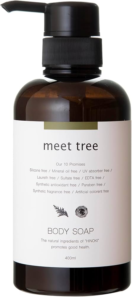 Amazon | ボディソープ ヒノキの香り 400ml meet tree （ミートツリー