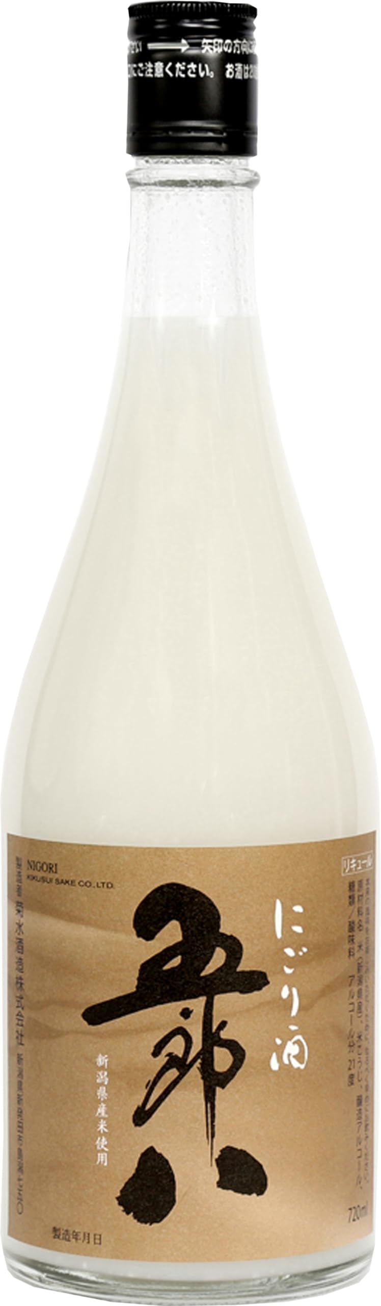 Amazon.co.jp: 菊水 にごり酒 五郎八 720ml×1本 : 食品・飲料・お酒