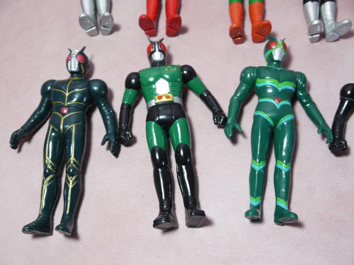 Amazon.co.jp: ライダーヒーローシリーズ 昭和ライダー 14体セット