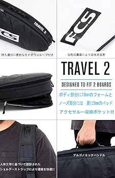 Amazon.co.jp: FCS Surfboard Hard Case TRAVEL2 [6'0] ALL PURPOSE