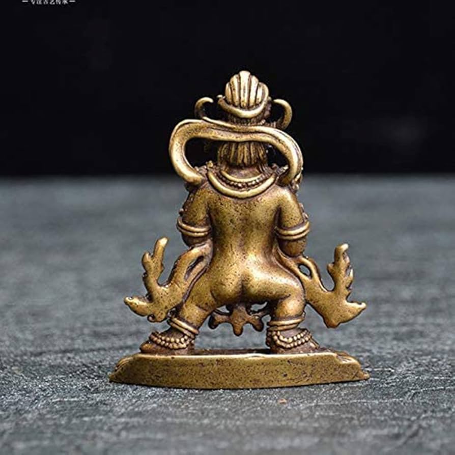 Amazon｜大威徳明王 仏像 フィギュア 十二支守り本尊 銅像 仏剣 祈る