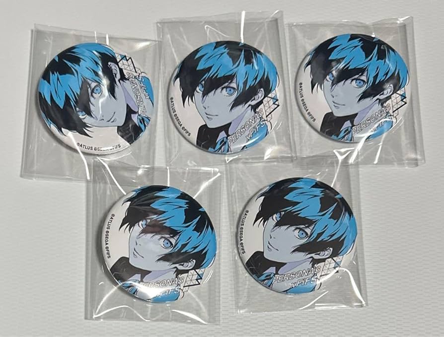Amazon.co.jp: FiFSイラスト展 ペルソナ3 主人公 キタロー 缶バッジ 5