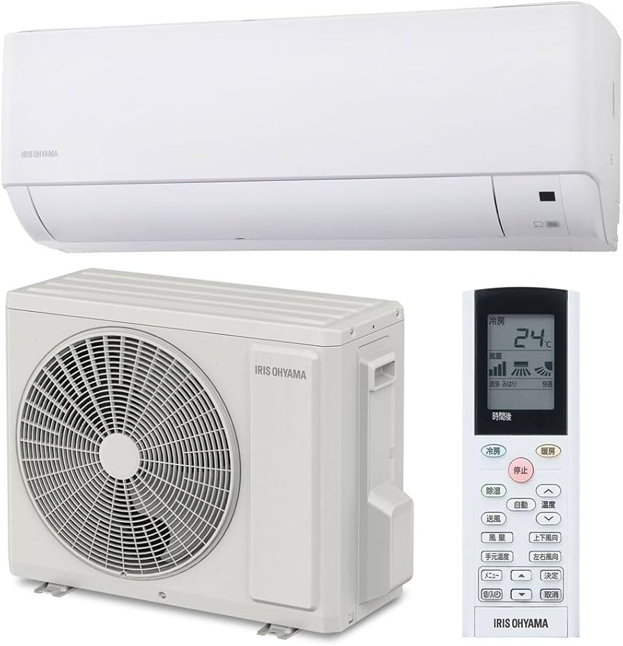 Amazon | アイリスオーヤマ エアコン 6畳 2.2kW IHF-2207W ホワイト