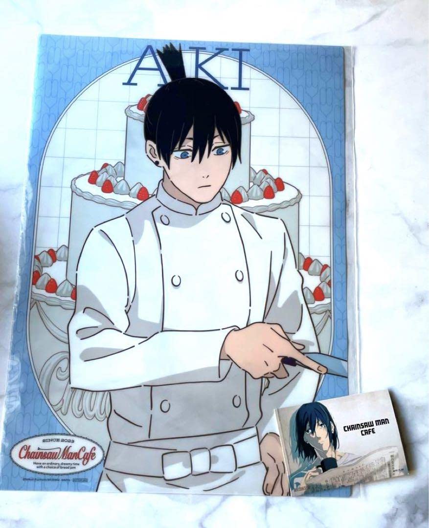 Amazon.co.jp: チェンソーマンカフェ 早川アキ B4クリアポスター