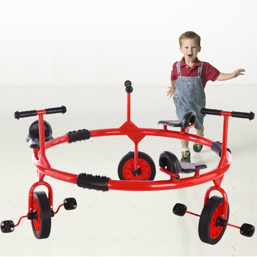 Amazon.co.jp: MOFGOE 幼児用360度回転三輪車、対象年齢3歳以上、未