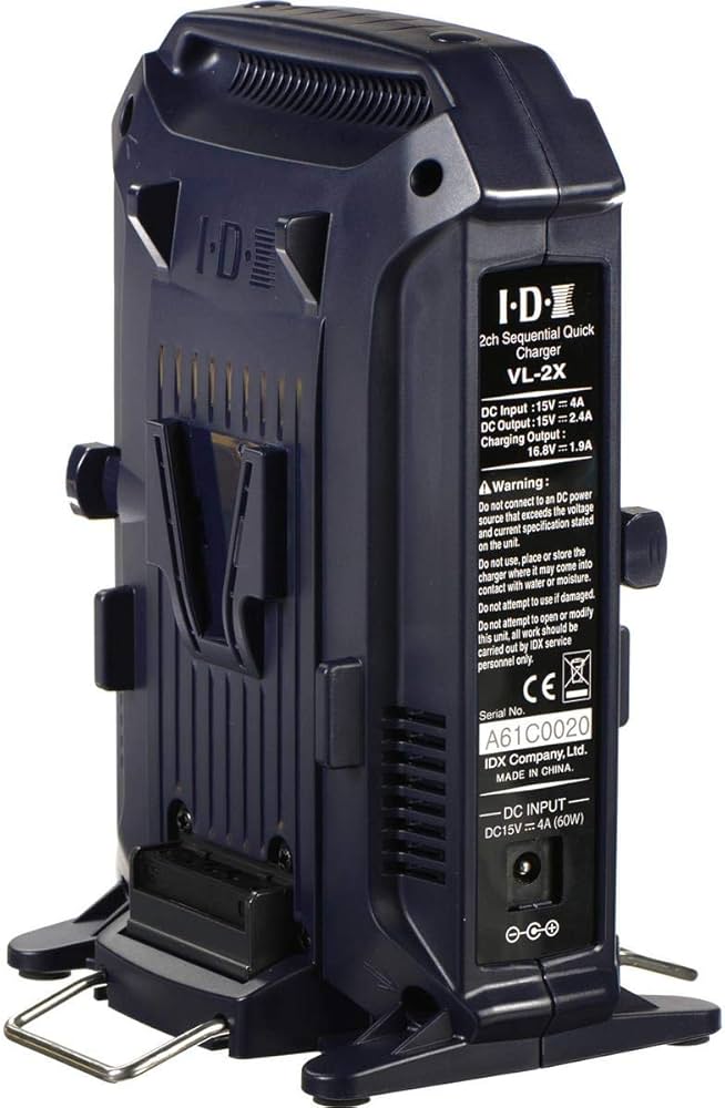 Amazon | IDX VL-2X 2チャンネル充電器 Vマウントリチウムイオン