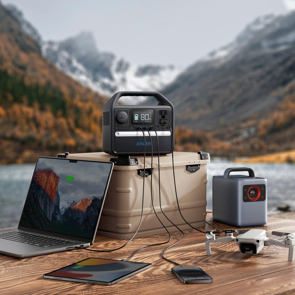 Amazon.com : Anker 522 Portable Power Station, 299Wh Solar