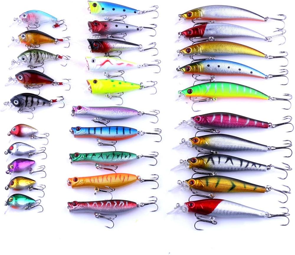 Amazon | ルアー 釣りルアーセット ルアーセットクランクベイト 初心者