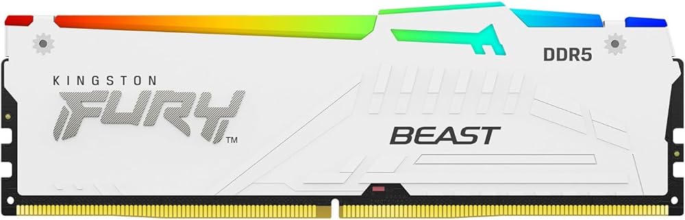 Amazon | Kingston FURY Beast White RGB 32GB (2x16GB) 6000MT/s DDR5