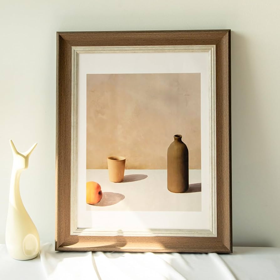 Amazon.co.jp: a4額縁a2額縁額縁b2茶色b2ポスターフレーム木製a2高級