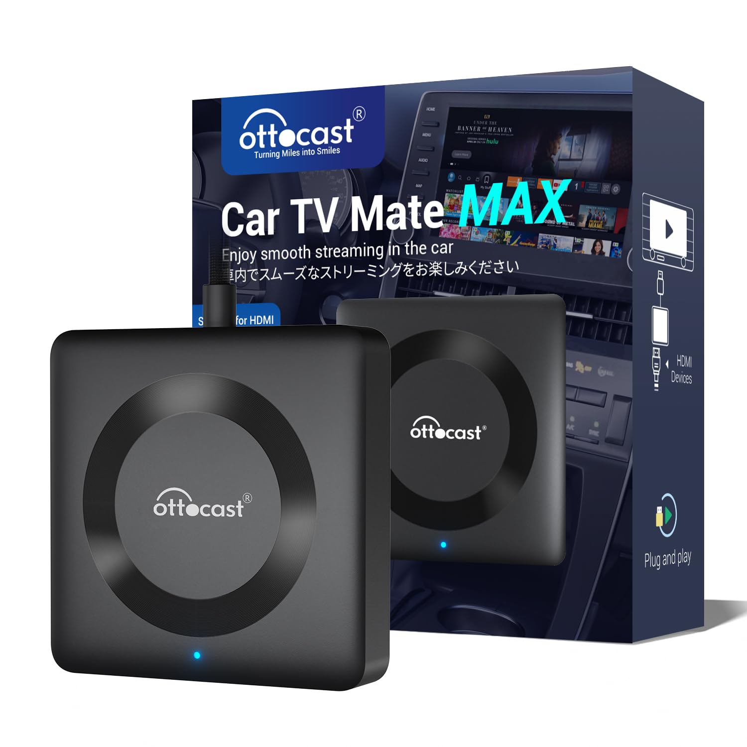Amazon.co.jp: 【公式】OTTOCAST オットキャスト 新型 Car TV Mate Max