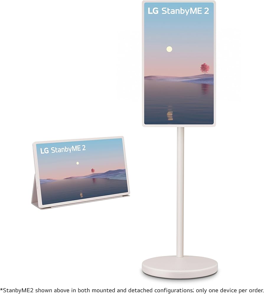 Amazon.com: LG 27-Inch StanbyME 2 with Folio Cover, Portable Touch