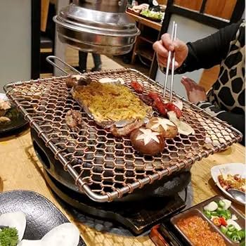 Amazon.co.jp: GriMei 焼き網 銅製焼き網 銅網 替え網 バーベキュー 網