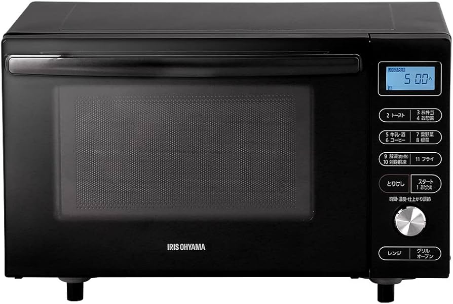 Amazon.co.jp: Iris Ohyama MO-F1805-B Oven Microwave, 4.8 gal (18 L