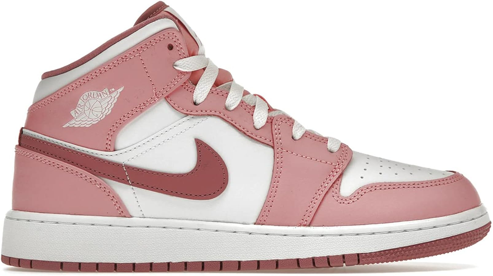 Amazon.com | Nike Jordan Youth Air 1 Mid (GS) Coral Chalk/Desert