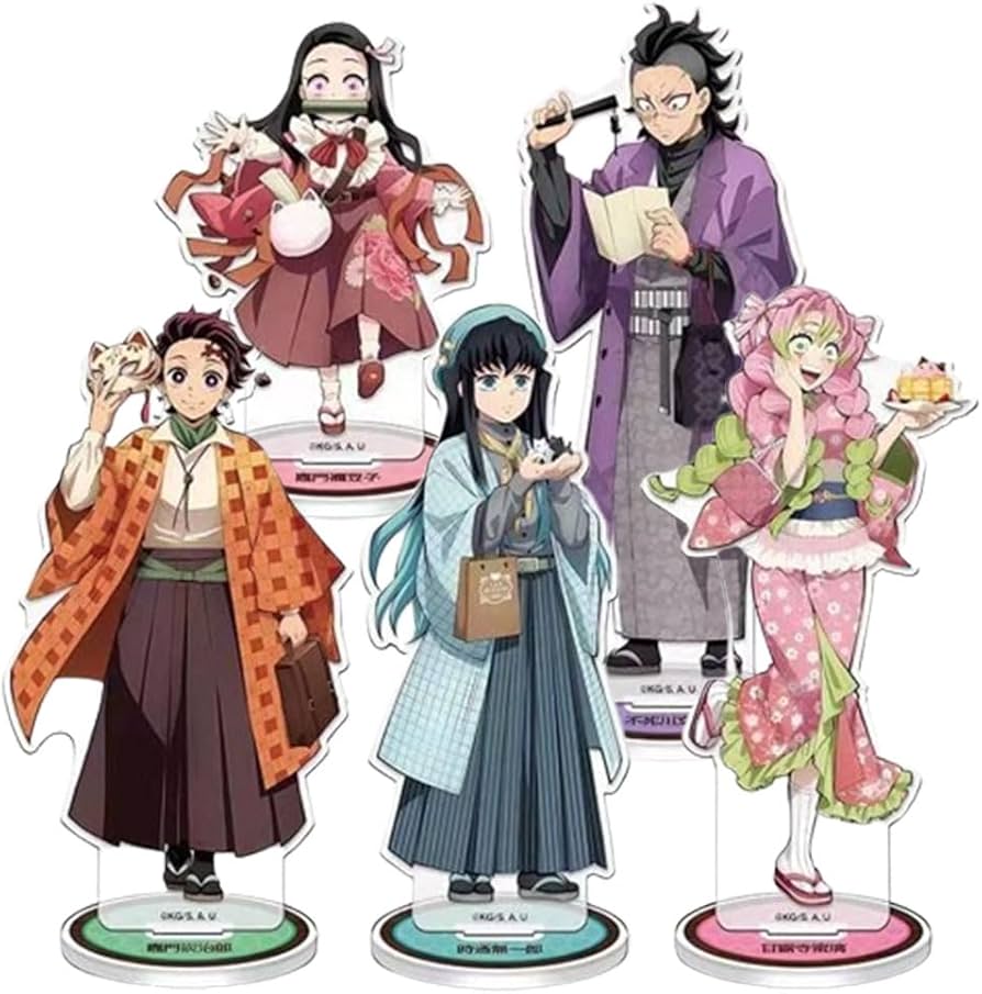 Amazon.co.jp: アクリルスタンド 5個セット 竈門禰豆子 時透無一郎