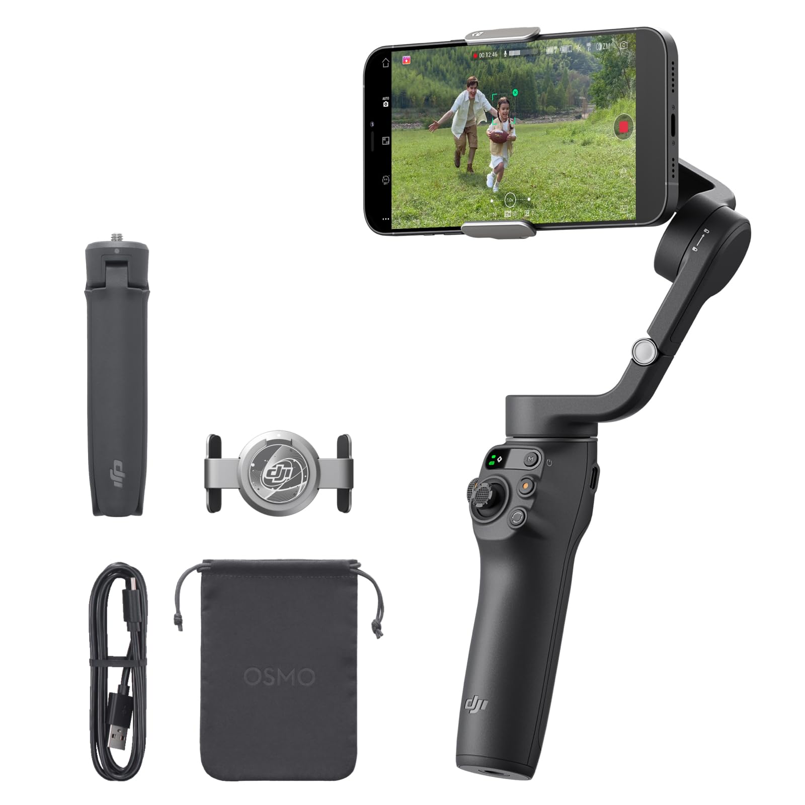 極美品✨】DJI OSMO MOBILE 6 スタピライザー 黒 極美品】DJI Osmo