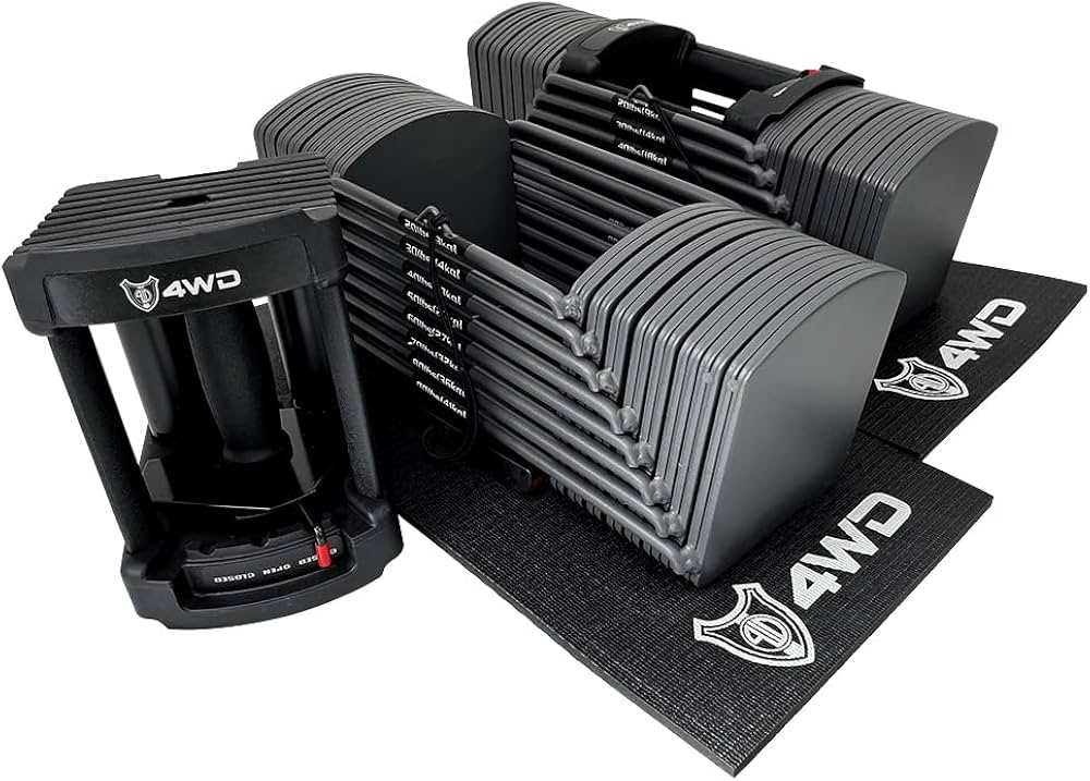 Amazon | 4WD 可変式ダンベル 20kg / 40kg アジャスタブルダンベル 2個