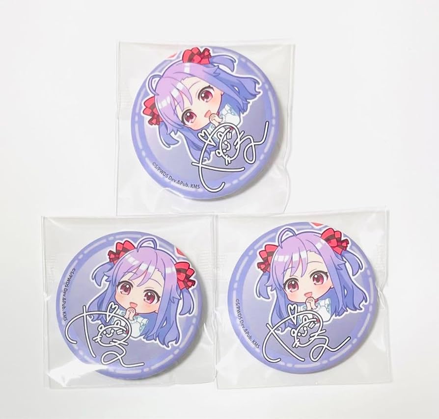 ユメステ 新妻八恵 リリース缶バッジ