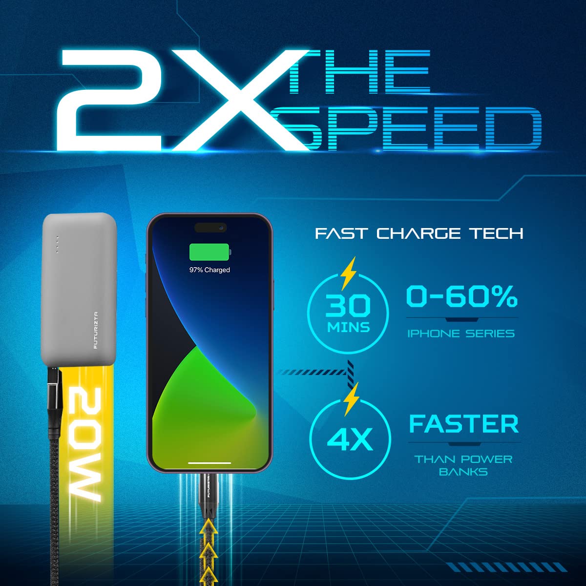 Amazon.com: Futurizta Tech® Pixy Mini Smallest 5000mAh Portable