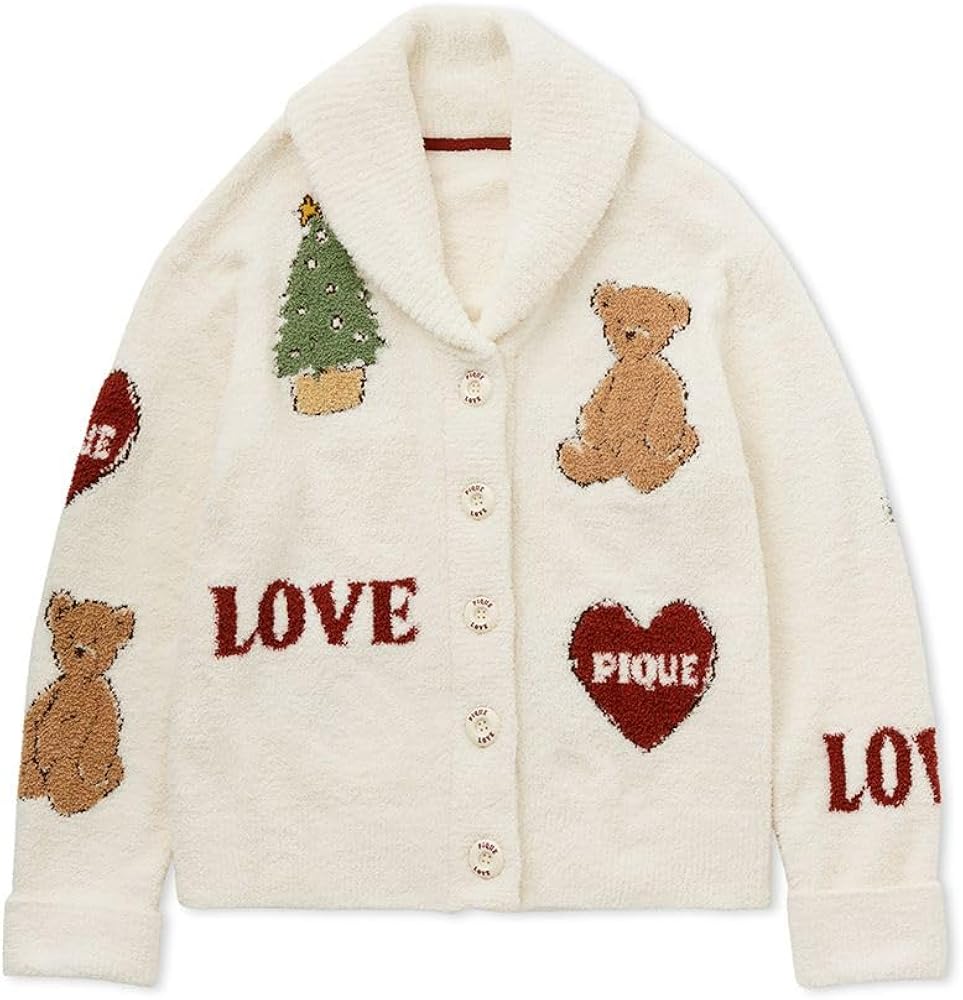 Amazon | 【HOLIDAY】ジャガードショールカーデ | カーディガン