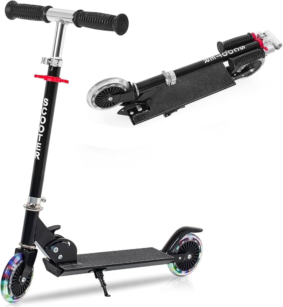 Amazon.co.jp: BQKOZFIN 2輪 キックスクーター 折りたたみ式 キック