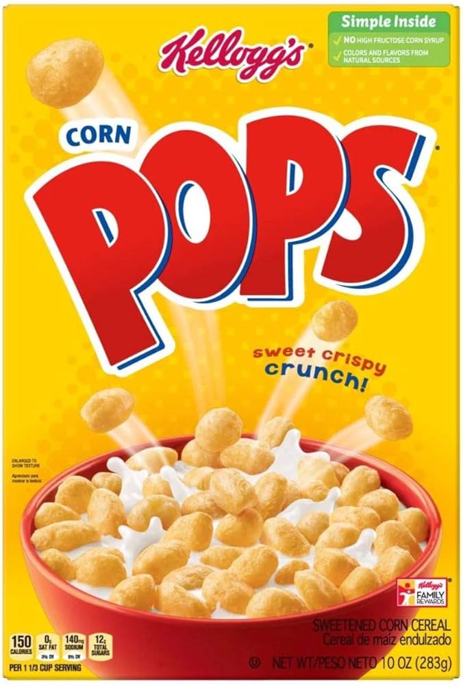 Amazon.co.jp: 2箱セット Kellogg's Corn POPS ケロッグ コーンポップ