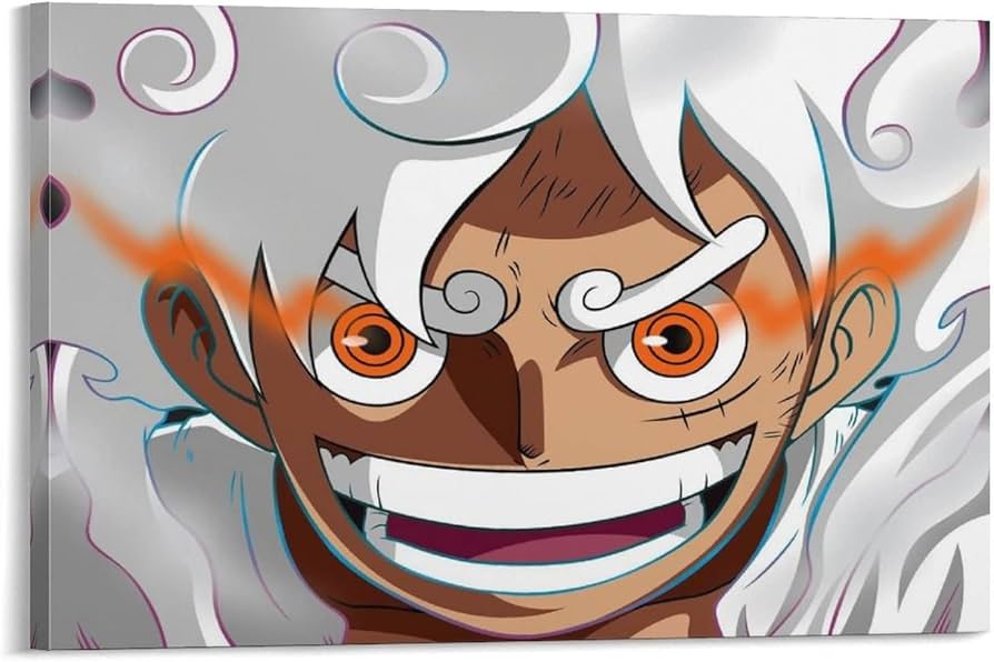 Amazon.co.jp: HDアニメポスター One Piece Sun God Nika 1 軽くて