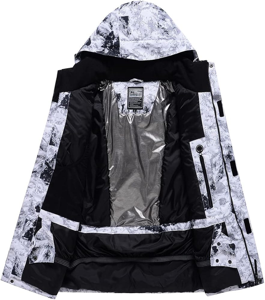 Amazon.co.jp: [HOTIAN] スノーボード ウェア 上下セット メンズ