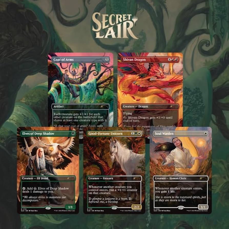 Amazon.com: Magic the Gathering Secret Lair Featuring: Julie Bell