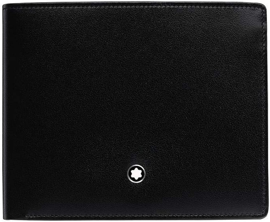 Amazon.com: MONTBLANC Men's Leather 6cc Wallet with Money Clip