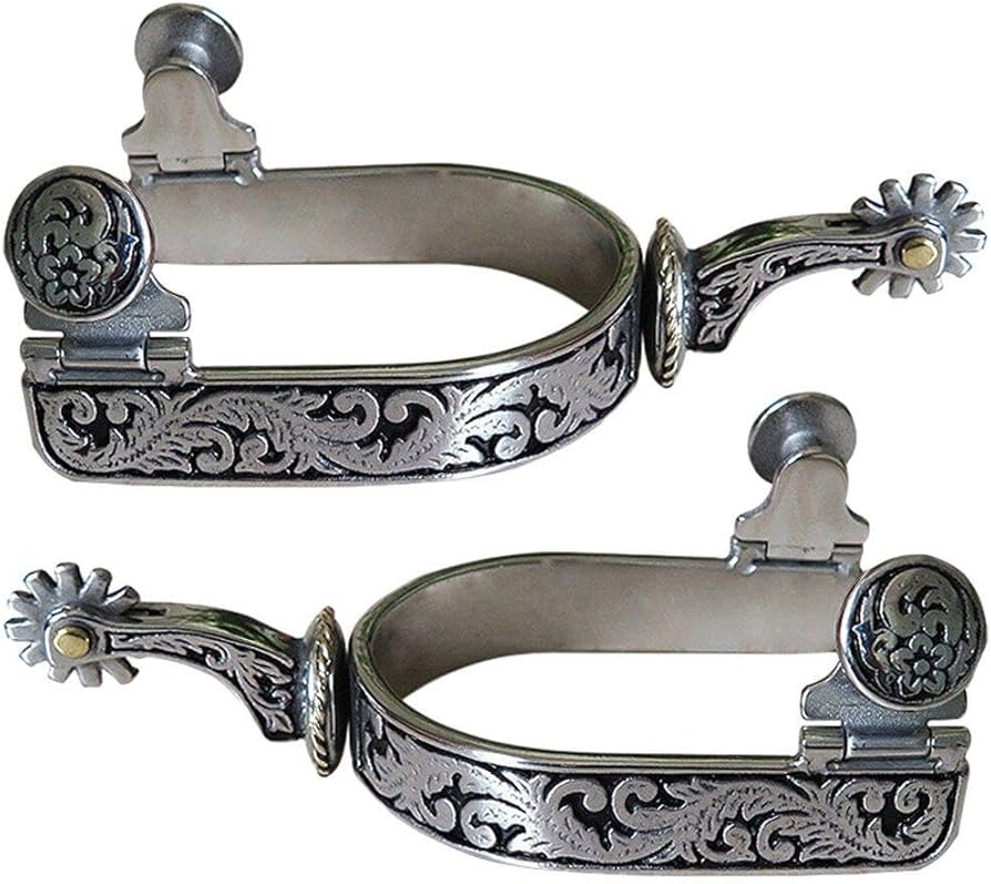 Amazon.co.jp: 馬拍車 ウエスタン カウボーイ 拍車 ステンレス