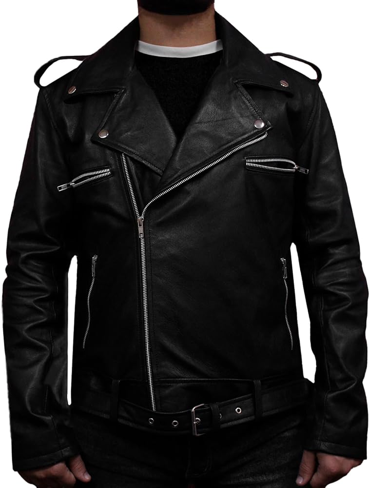 The Jasperz Jeffrey Dean Morgan Negan-Inspired Black Leather