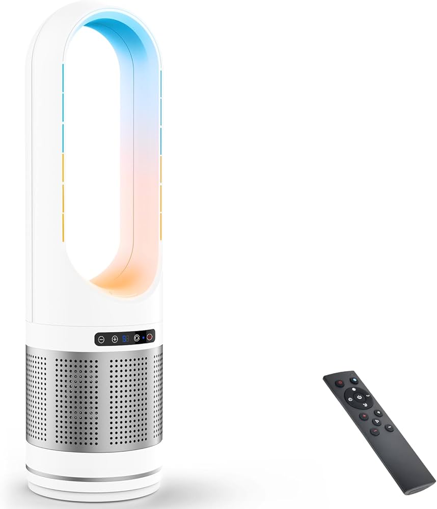 Amazon | FUXNGZI セラミックファンヒーター【羽なし＆空気浄化＆1 台