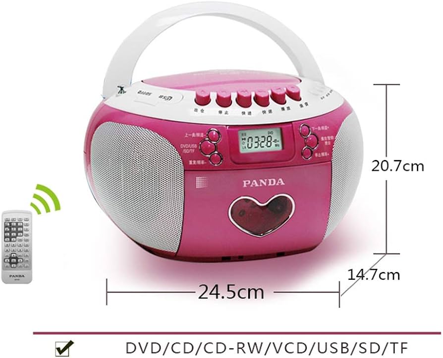 Amazon.co.jp: CDプレーヤー AM/FMラジオ、LEDディスプレイ、リモート