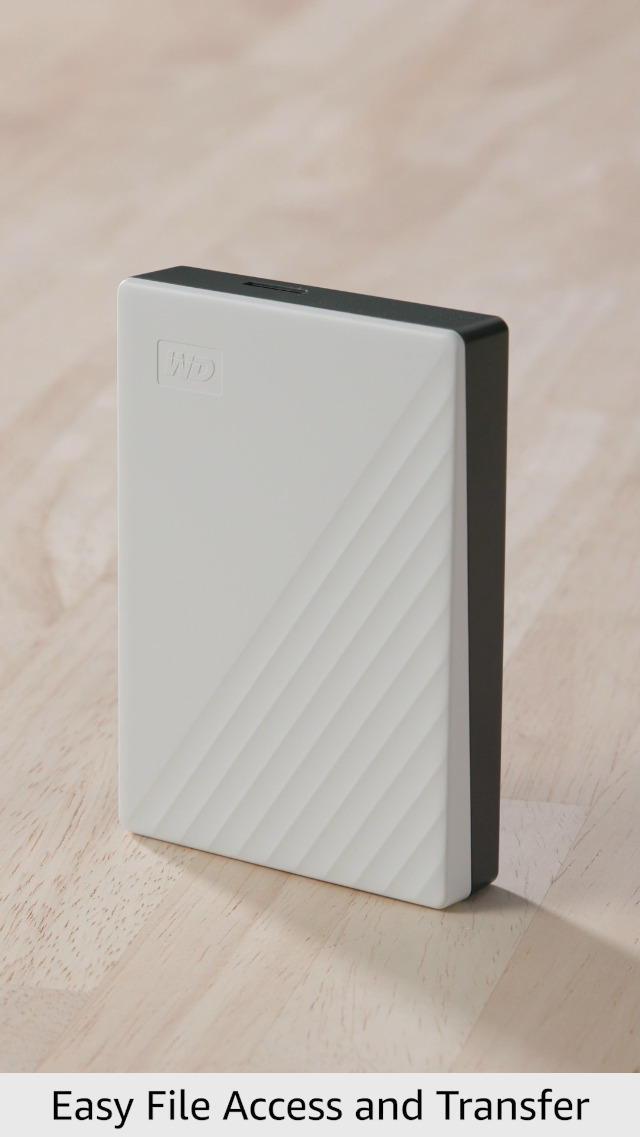 WD Western Digital 5TB My Passport Portable Hard Disk Drive, USB