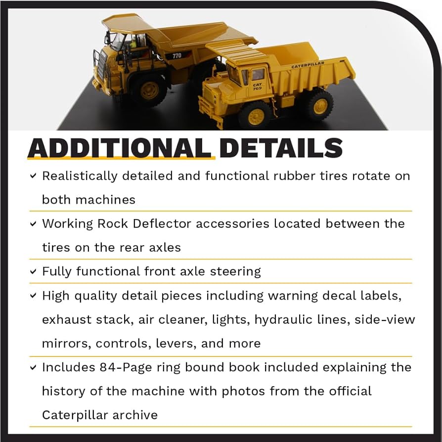 Amazon.com: Diecast Masters 1:50 Scale Caterpillar 769 & 770 Off