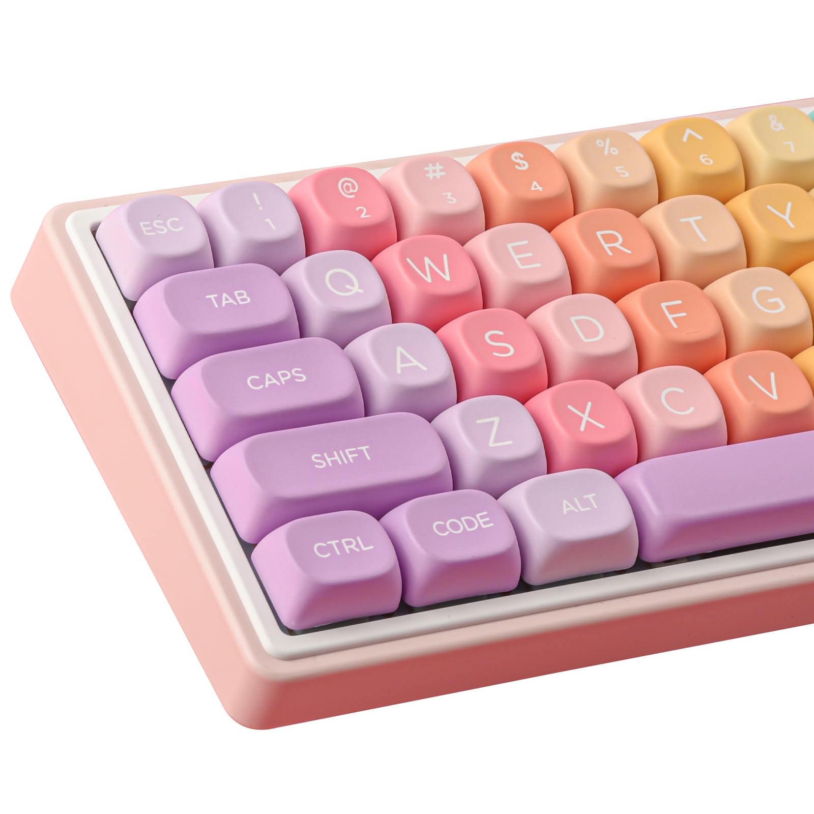 Amazon.com: Tsungup MOA Profile Keycaps,PBT Cute Rainbow Candy