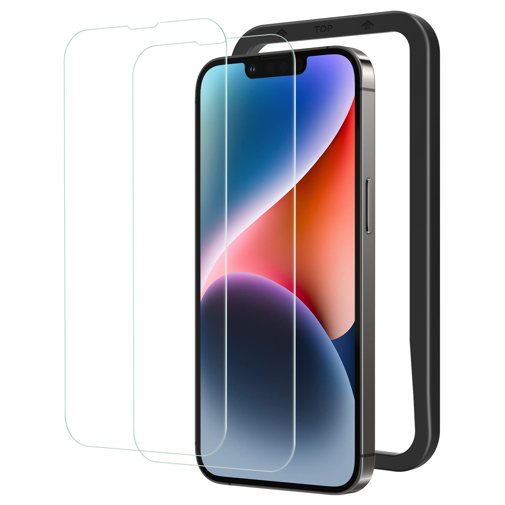 Amazon | NIMASO ガラスフィルム iPhone 14 用/iPhone 13 Pro 用