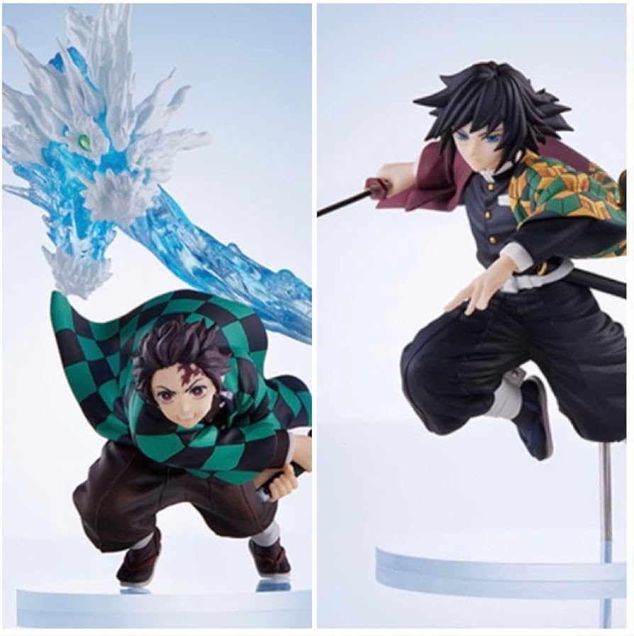 Amazon.co.jp: 鬼 滅 冨岡義勇 竈門炭治郎 フィギュア ConoFig : ホビー