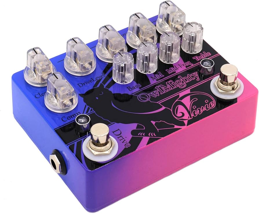 Amazon | Vivie ベース用 プリアンプ/オーバードライブ OwlMighty