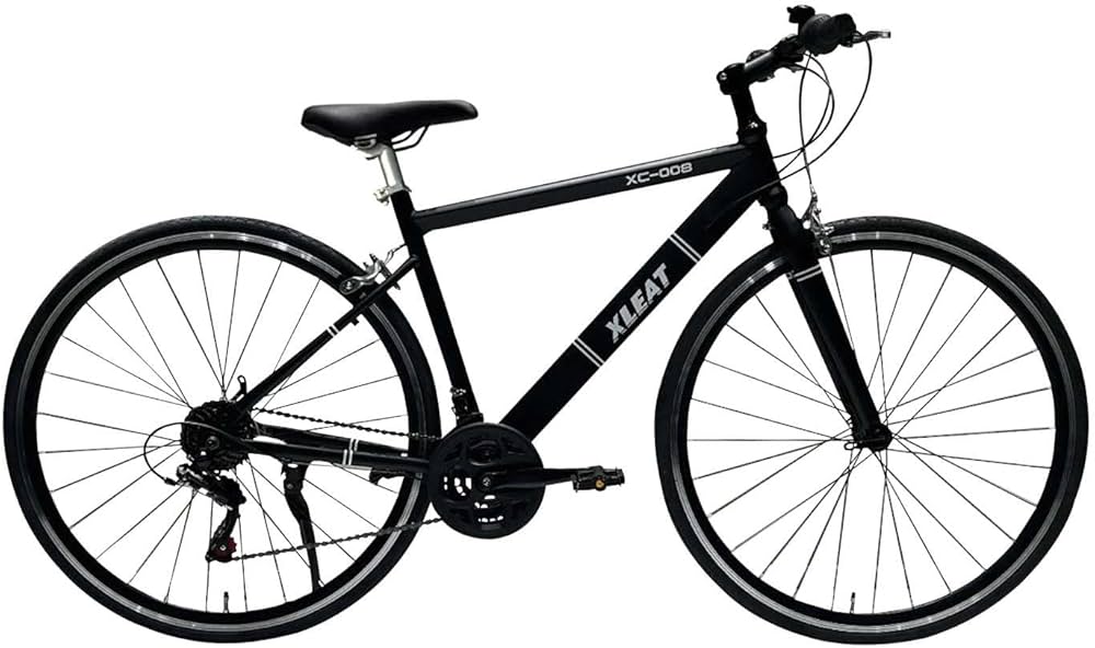 Amazon | 【日本企業】自転車 クロスバイク XLEAT 21段変速 XC-008