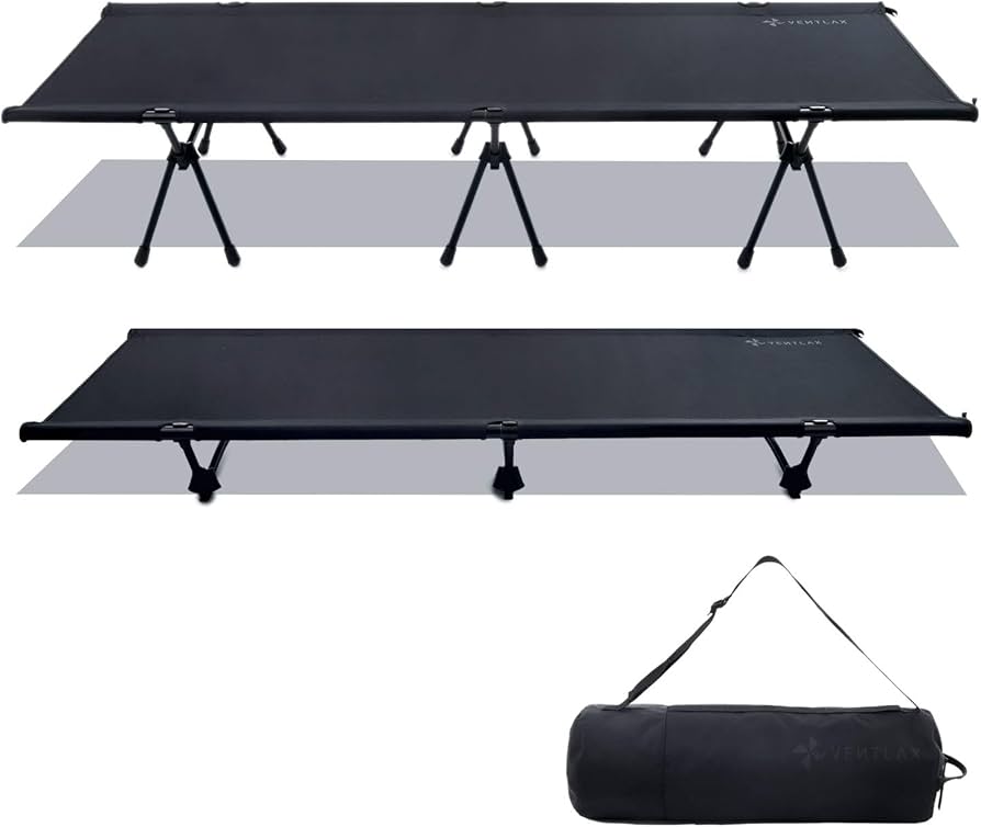 Amazon | VENTLAX 2WAY アジャスタブル コット 軽量3kg 静音設計