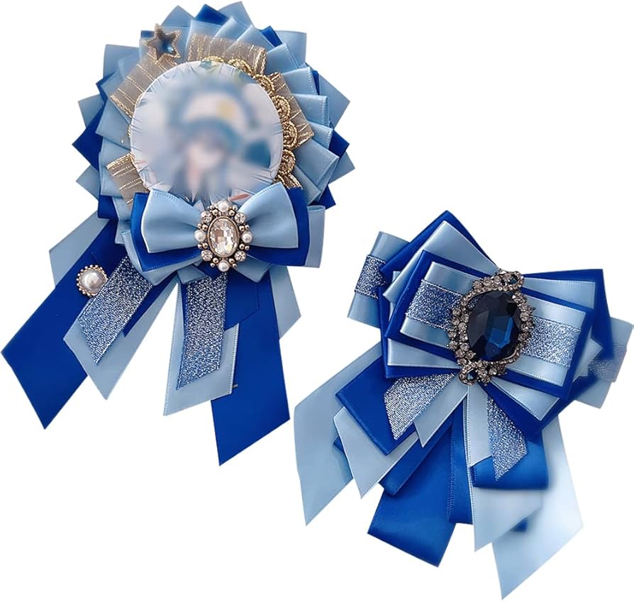 Amazon | YUYAKESHI 缶バッジ用ロゼット バッジ用 痛バッグ 飾り