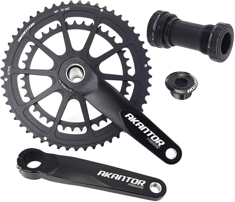 Amazon.co.jp: 軽量ロードバイク クランクセット 170mm GXP 50 34T 52