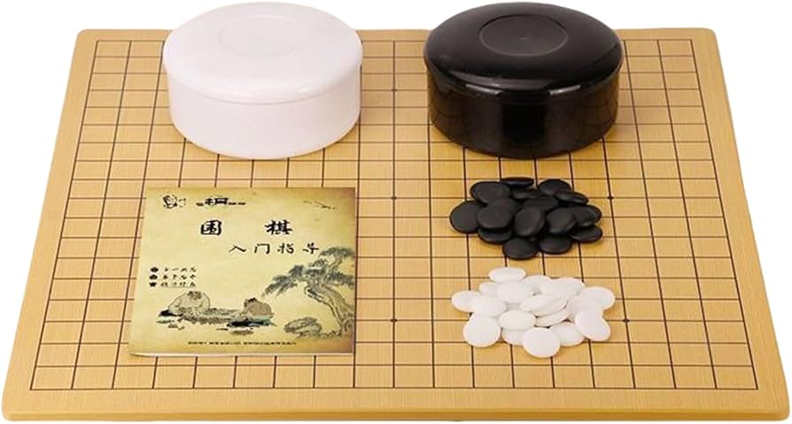 Amazon | xixining 囲碁 セット 碁盤 碁石 碁笥 囲碁盤 19路盤と13路盤