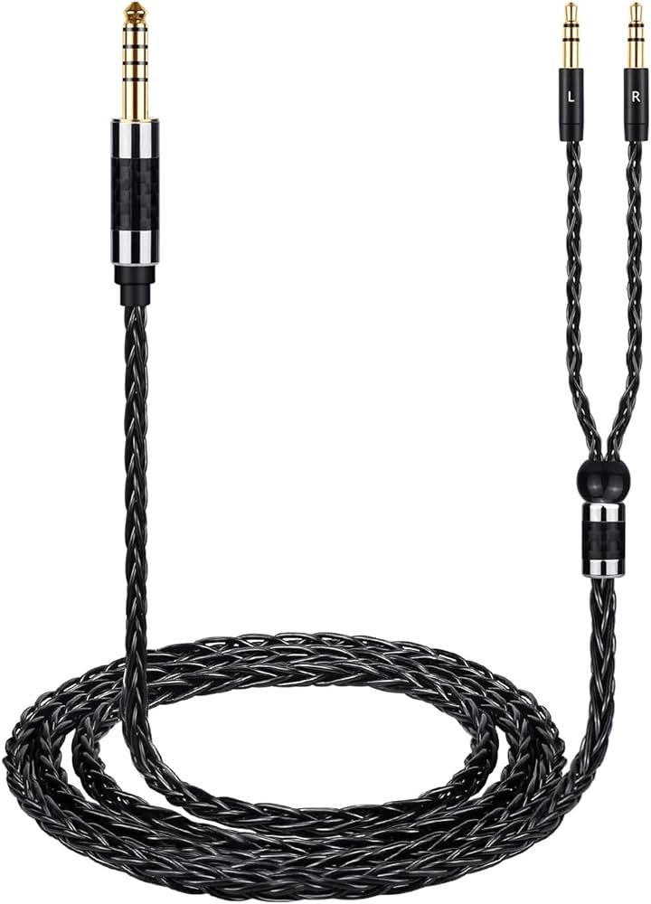 Amazon | weishan バランスケーブル 交換用 Hifiman Sundara、HE4XX