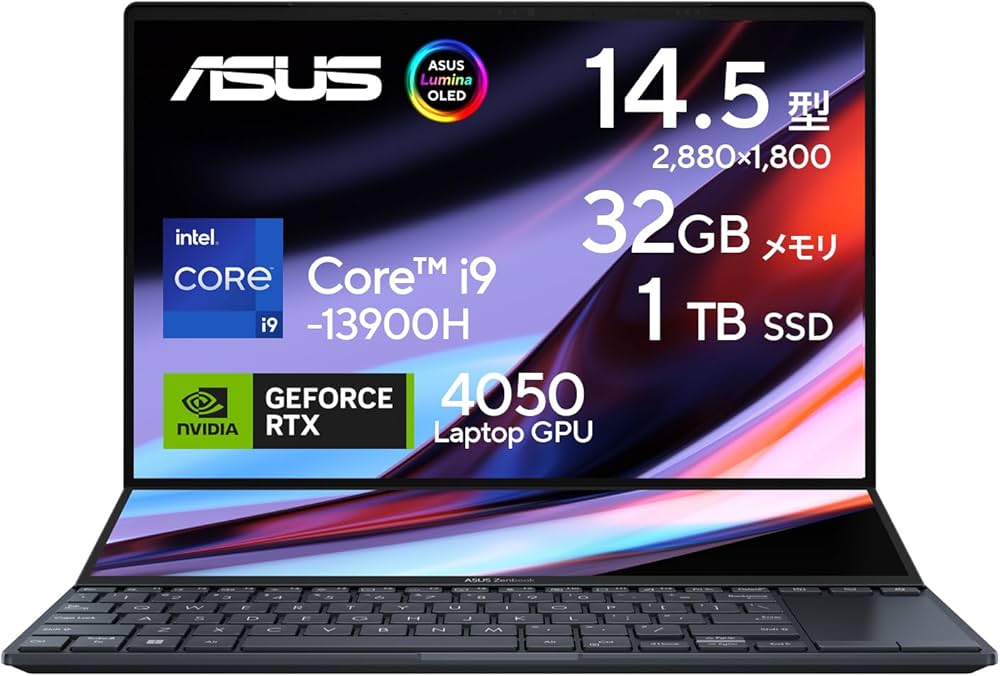 Amazon.co.jp: ASUS ノートパソコン Zenbook Pro 14 Duo OLED 14.5