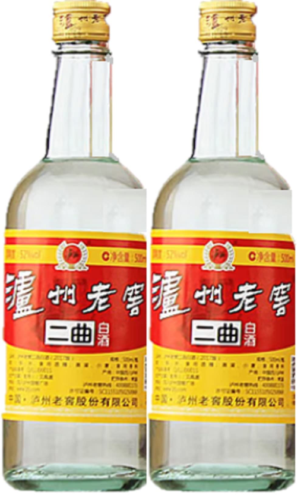 Amazon.co.jp: 2点セット 瀘州老窖 ろしゅうろうこう 二曲酒 中国 白酒