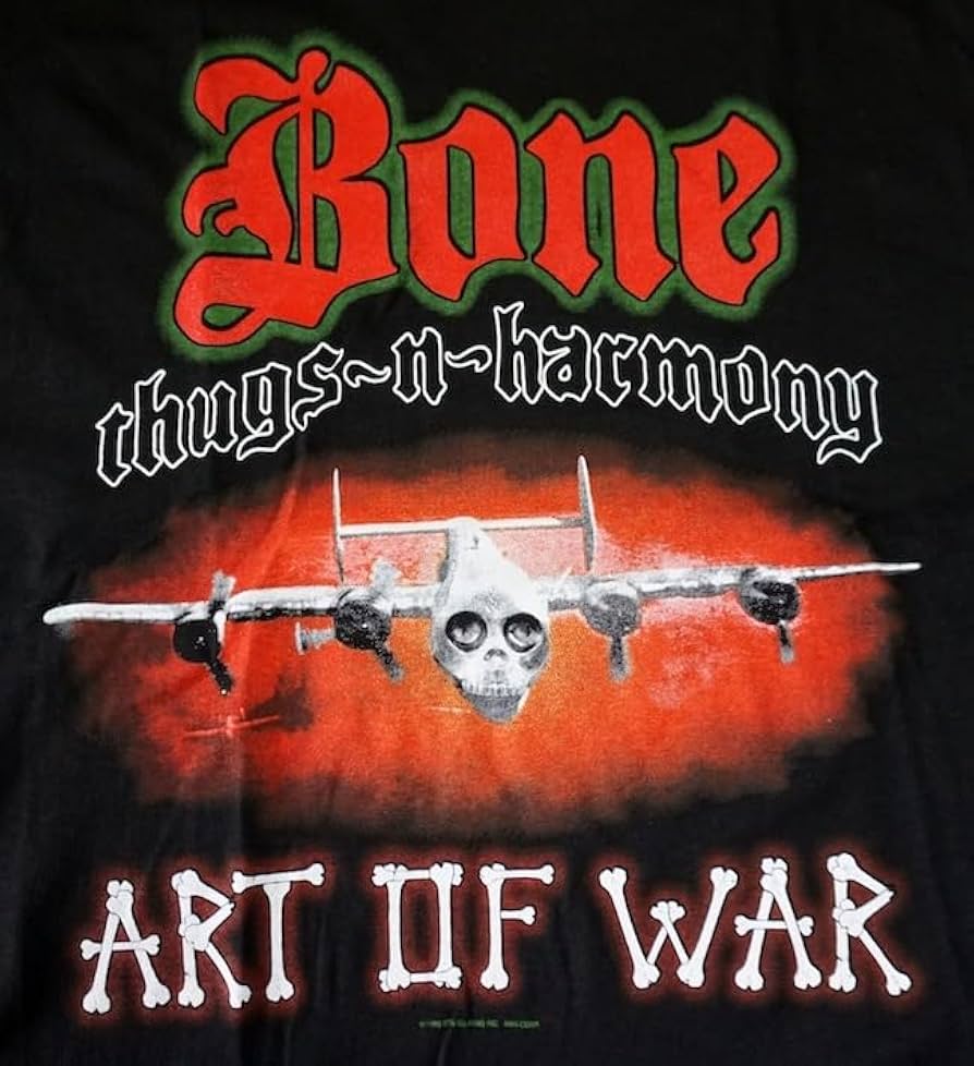Amazon.co.jp: 珍 Bone thugs-n-harmony ART OF WAR ビンテージ T